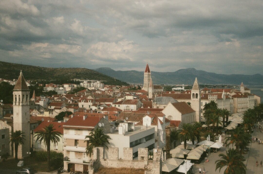 Trogir old town island waterfront