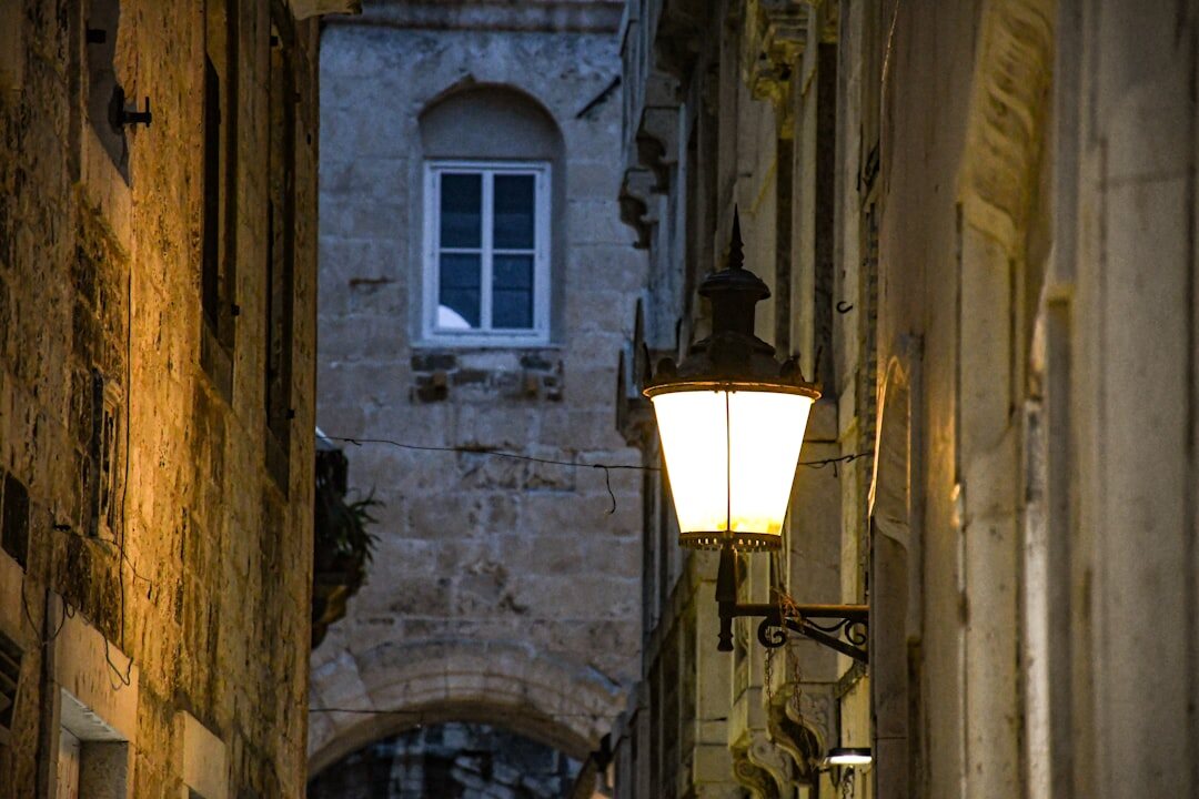 Afternoon light in the old town streets of Split